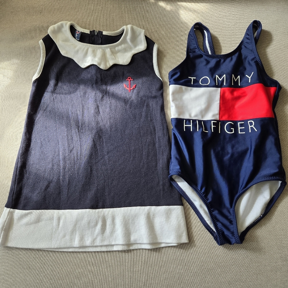 Tommy Hilfiger Girls One Piece Bathing Suit & Dress 6